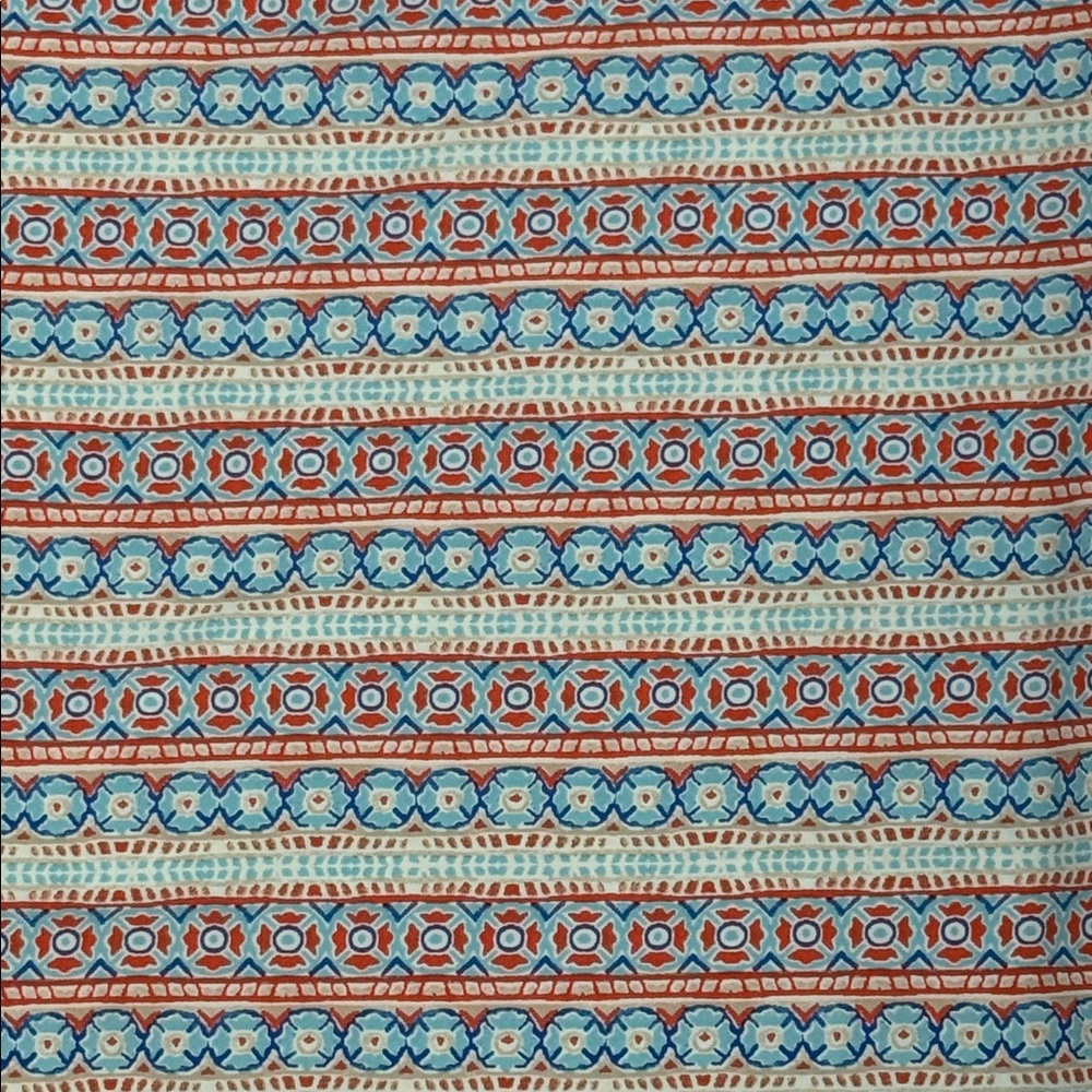 Coolibar Sleeveless Blouse - Red and Blue Stripes SKU1129 - Picture 3 of 6